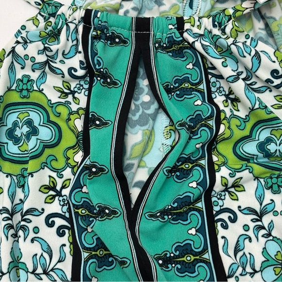 London Times Key Hole Paisley Printed Halter Dress - Picture 13 of 14